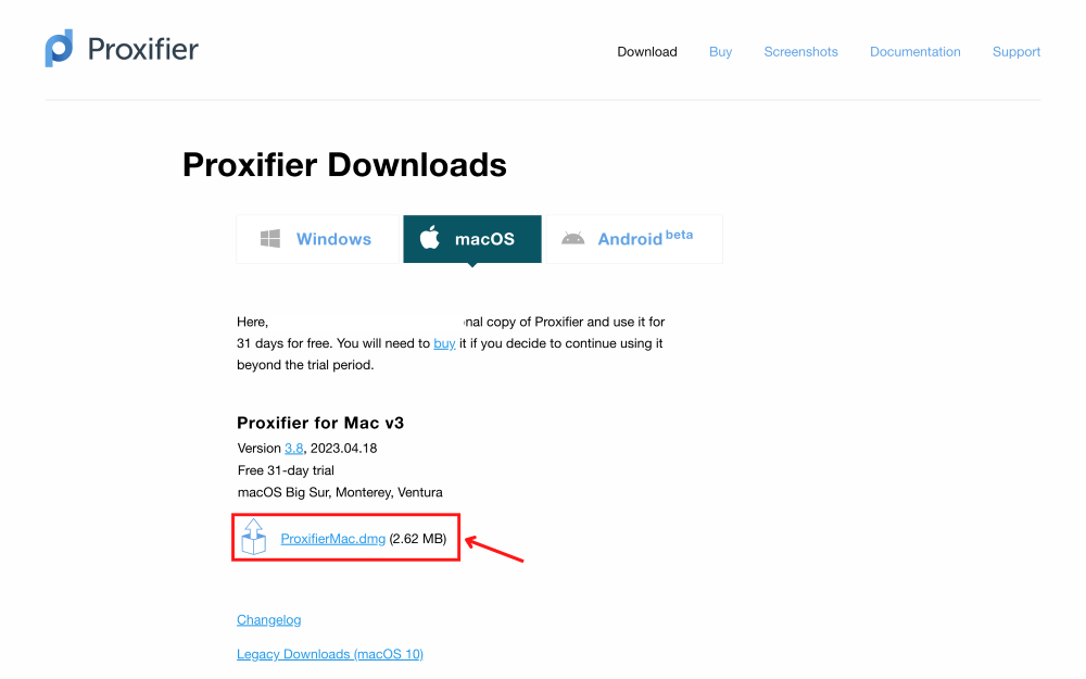 Download proxifier